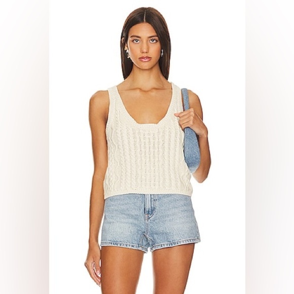 High Tide Cable Tank by Free People NWT - Picture 2 of 3